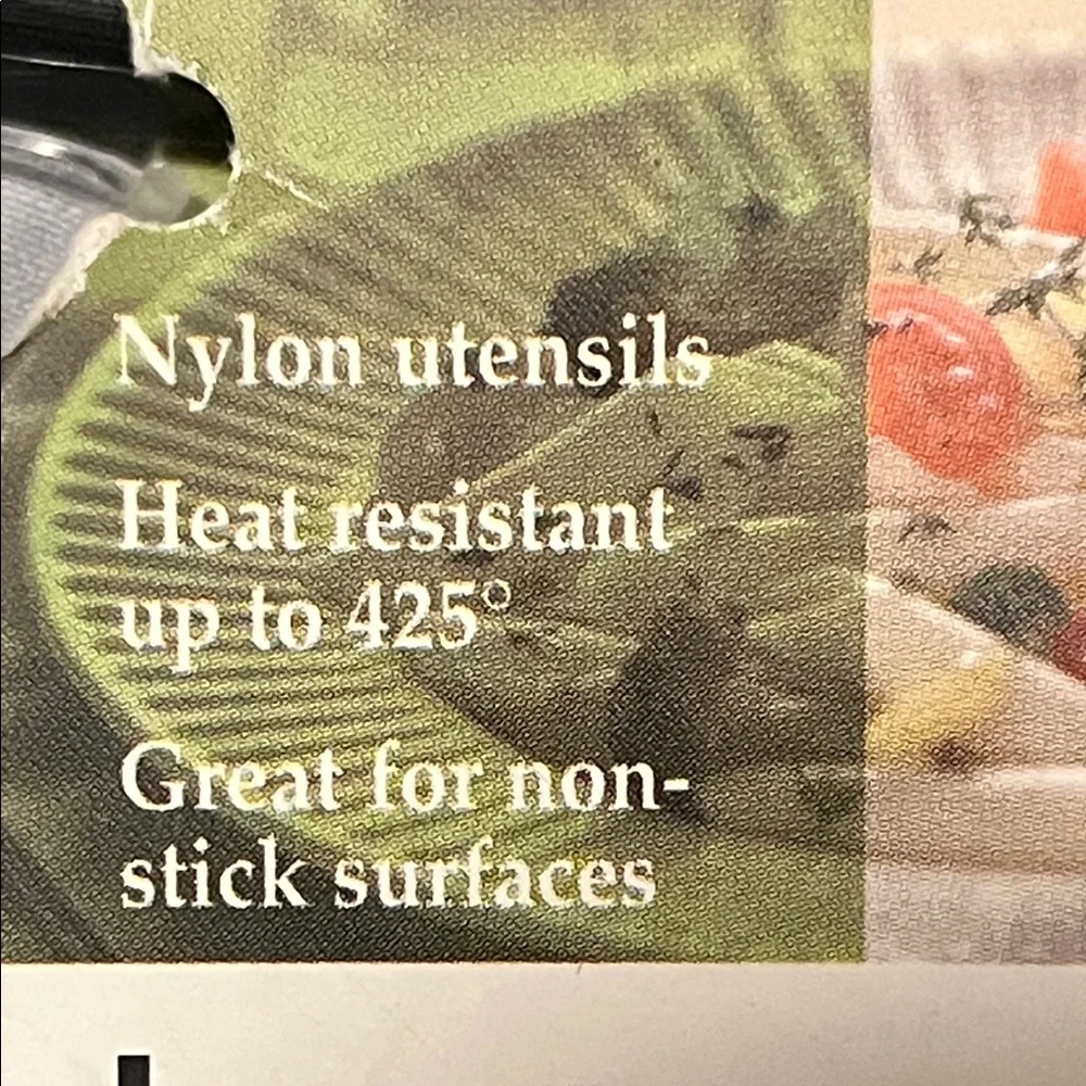 NWT Tailor Made Vintage Nylon Black 4Slot Slotted Turner Spatula Flipper Utensil